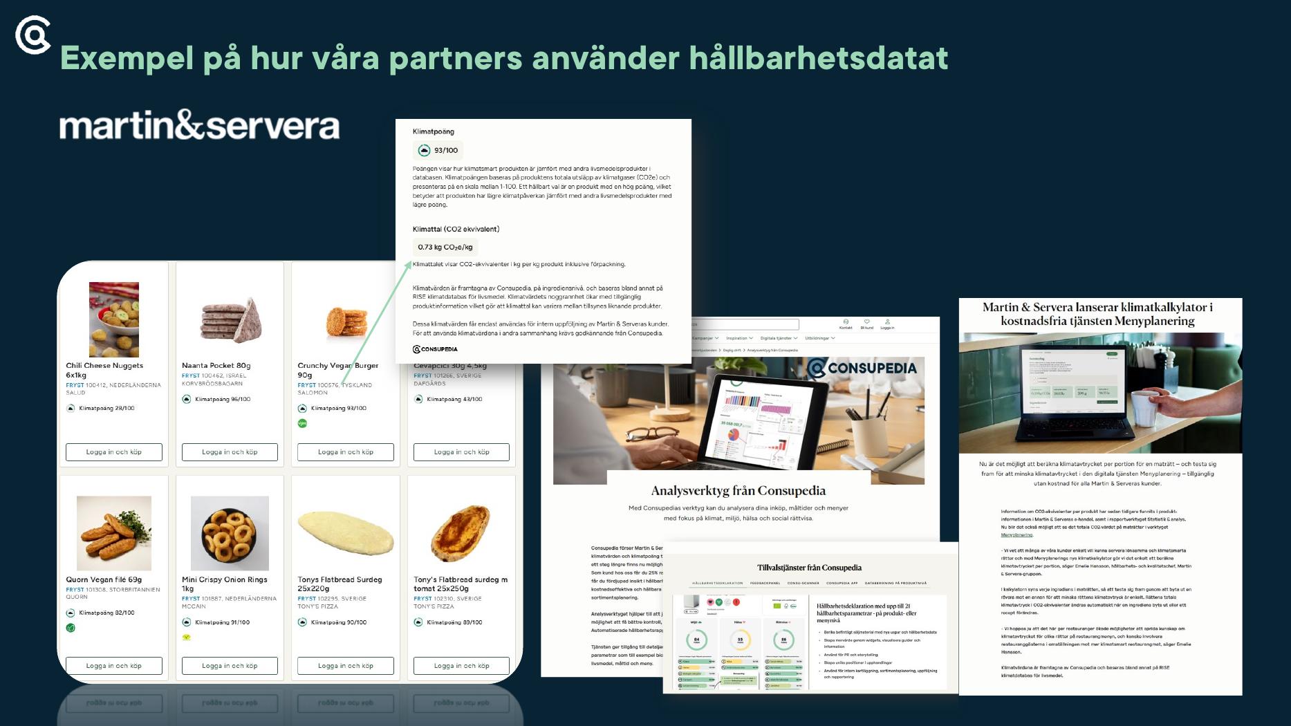 Martin & Serveras digitala tjänster med produktkunskap från Consupedia